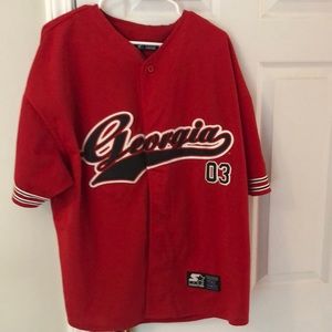 Georgia bull dogs baseball jersey